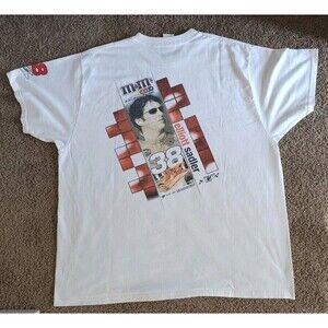 Vintage NASCAR Elliot Sandler T-Shirt Men's Size 3XL White Short Sleeve
